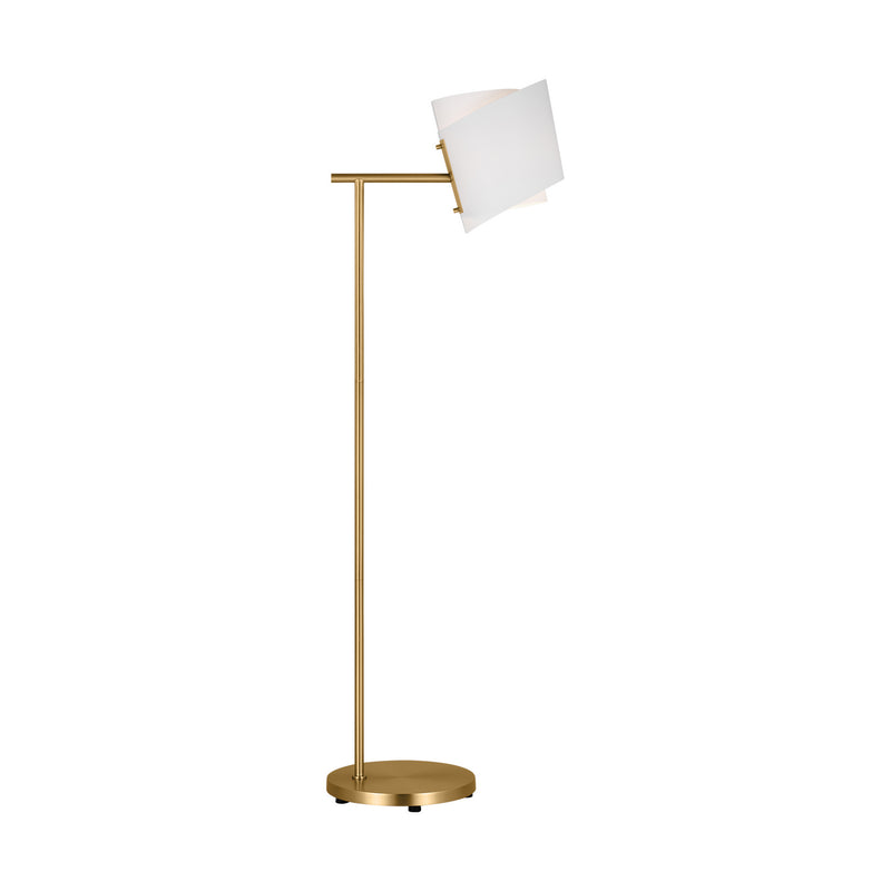 LED Floor Lamp<br /><span style="color:#4AB0CE;">Entrega: 4-10 dias en USA</span><br /><span style="color:#4AB0CE;font-size:60%;">PREGUNTE POR ENTREGA EN PANAMA</span><br />Collection: Paerero<br />Finish: Burnished Brass