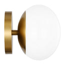 One Light Wall Sconce<br /><span style="color:#4AB0CE;">Entrega: 4-10 dias en USA</span><br /><span style="color:#4AB0CE;font-size:60%;">PREGUNTE POR ENTREGA EN PANAMA</span><br />Collection: Lune<br />Finish: Burnished Brass