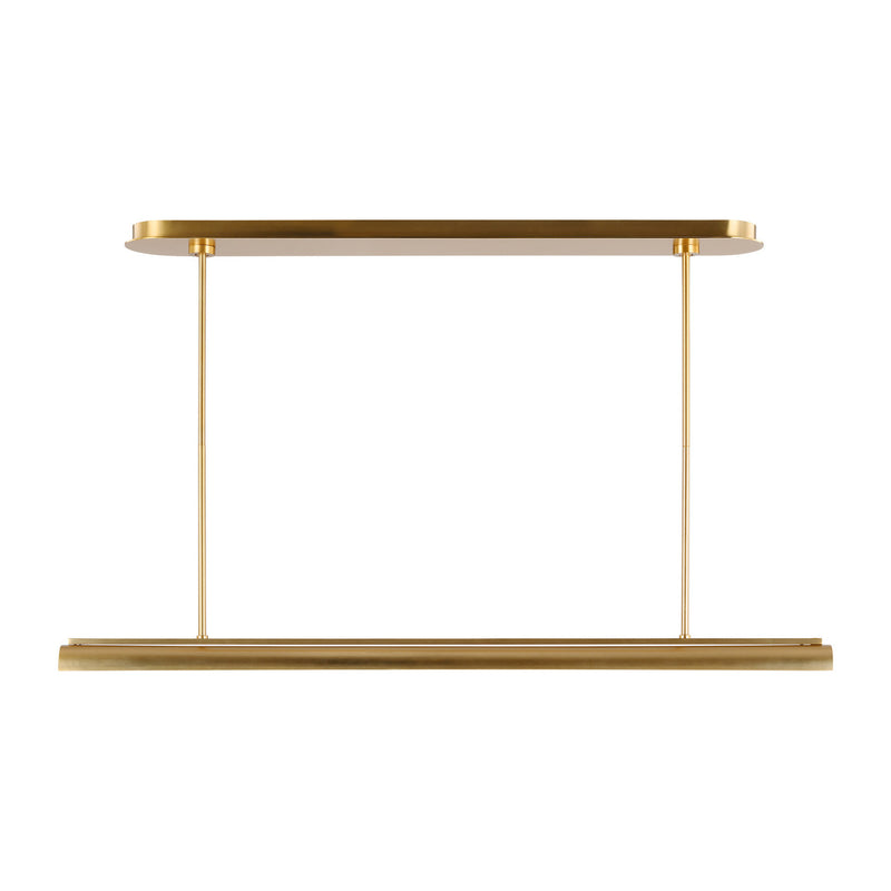 LED Linear Chandelier<br /><span style="color:#4AB0CE;">Entrega: 4-10 dias en USA</span><br /><span style="color:#4AB0CE;font-size:60%;">PREGUNTE POR ENTREGA EN PANAMA</span><br />Collection: Carson<br />Finish: Burnished Brass