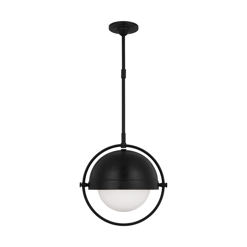 One Light Pendant<br /><span style="color:#4AB0CE;">Entrega: 4-10 dias en USA</span><br /><span style="color:#4AB0CE;font-size:60%;">PREGUNTE POR ENTREGA EN PANAMA</span><br />Collection: Bacall<br />Finish: Aged Iron