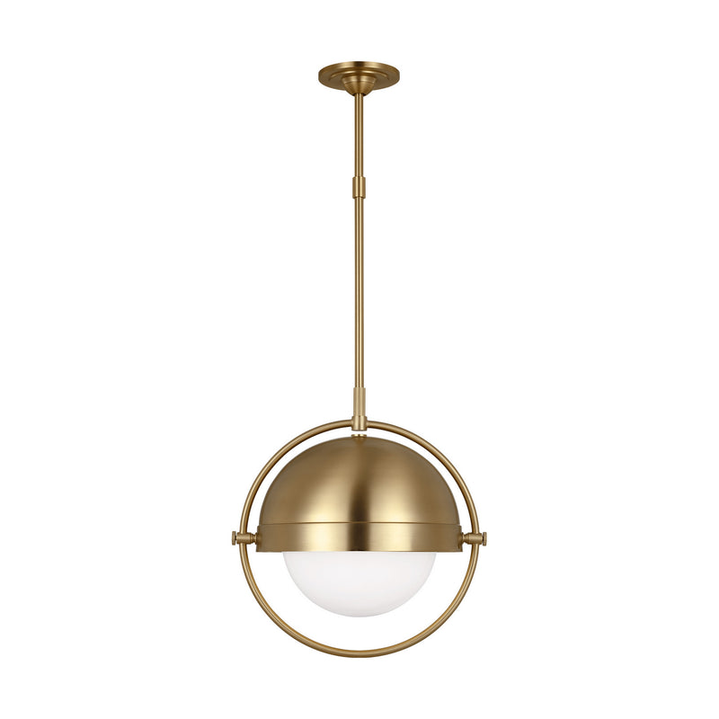 One Light Pendant<br /><span style="color:#4AB0CE;">Entrega: 4-10 dias en USA</span><br /><span style="color:#4AB0CE;font-size:60%;">PREGUNTE POR ENTREGA EN PANAMA</span><br />Collection: Bacall<br />Finish: Burnished Brass