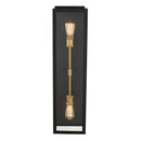 Kalco - 405521BSG - Two Light Wall Sconce - Ashland - Matte Black w Sanded Gold