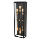 Six Light Wall Sconce<br /><span style="color:#4AB0CE;">Entrega: 4-10 dias en USA</span><br /><span style="color:#4AB0CE;font-size:60%;">PREGUNTE POR ENTREGA EN PANAMA</span><br />Collection: Ashland<br />Finish: Matte Black w Sanded Gold