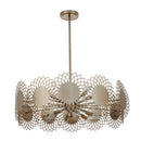 Kalco - 516955BCG - 12 Light Pendant - Helia - Brushed Champagne Gold