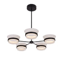 Kalco - 517372MB - LED Chandelier - Anel - Matte Black
