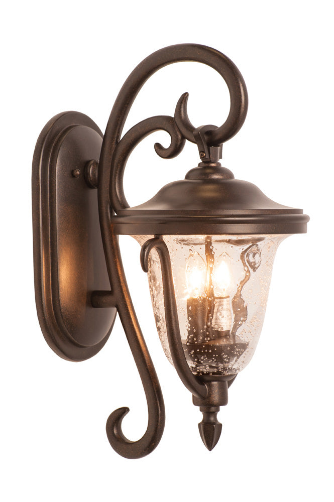 Kalco - 9001BB - Two Light Outdoor Wall Bracket - Santa Barbara Outdoor - Burnished Bronze