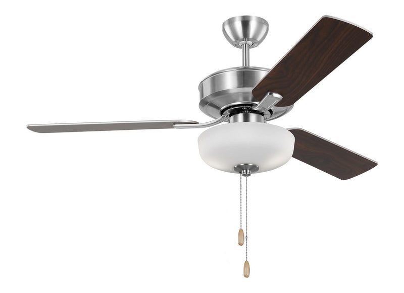 Generation Lighting - 3LD48BSD - 48" Ceiling Fan - Linden - Brushed Steel