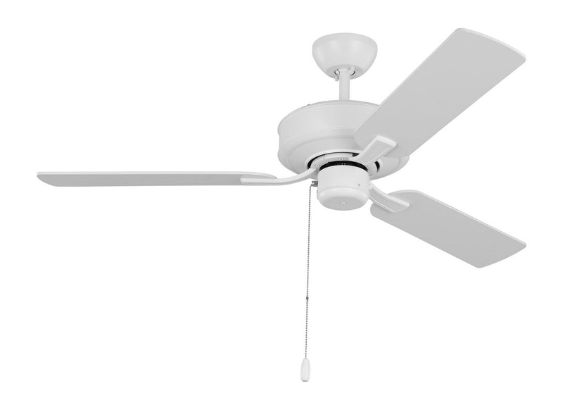 Generation Lighting - 3LD48RZW - 48" Ceiling Fan - Linden - Matte White