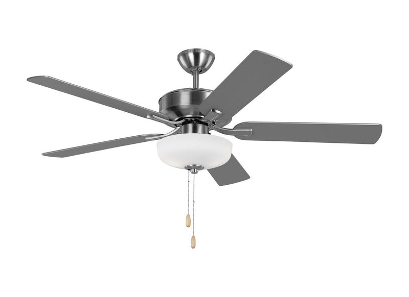 Generation Lighting - 5LD52BSD - 52" Ceiling Fan - Linden - Brushed Steel