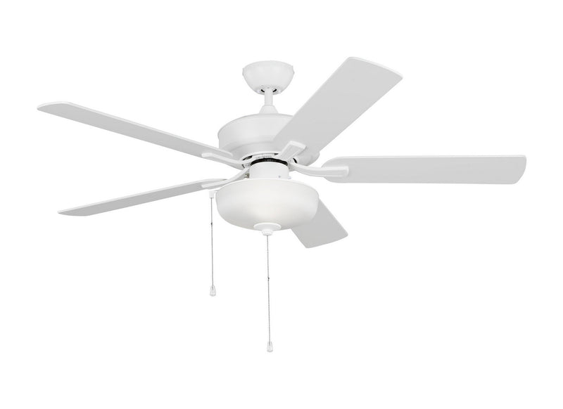 Generation Lighting - 5LDO52RZWD - 52" Ceiling Fan - Linden - Matte White
