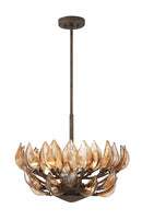 Metropolitan - N6686-874 - Six Light Pendant - Arboles - Heritage Bronze