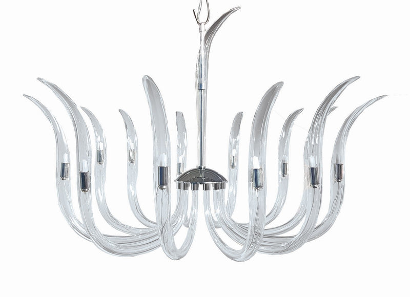 Metropolitan - N9912 - 12 Light Chandelier - Cisne - Polished Nickel