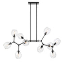 Ten Light Chandelier<br /><span style="color:#4AB0CE;">Entrega: 4-10 dias en USA</span><br /><span style="color:#4AB0CE;font-size:60%;">PREGUNTE POR ENTREGA EN PANAMA</span><br />Collection: Nexpo<br />Finish: Coal Black