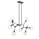 Ten Light Chandelier<br /><span style="color:#4AB0CE;">Entrega: 4-10 dias en USA</span><br /><span style="color:#4AB0CE;font-size:60%;">PREGUNTE POR ENTREGA EN PANAMA</span><br />Collection: Nexpo<br />Finish: Coal Black