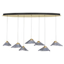 LED Pendant<br /><span style="color:#4AB0CE;">Entrega: 4-10 dias en USA</span><br /><span style="color:#4AB0CE;font-size:60%;">PREGUNTE POR ENTREGA EN PANAMA</span><br />Collection: Sneer<br />Finish: Coal And Sun Gold