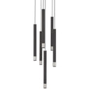 George Kovacs - P5404-691-L - LED Pendant - Wand - Brushed Nickel and Coal Highlights