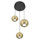 LED Mini Pendant<br /><span style="color:#4AB0CE;">Entrega: 4-10 dias en USA</span><br /><span style="color:#4AB0CE;font-size:60%;">PREGUNTE POR ENTREGA EN PANAMA</span><br />Collection: Halo<br />Finish: Coal And Brushed Gold