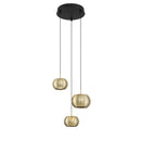 LED Mini Pendant<br /><span style="color:#4AB0CE;">Entrega: 4-10 dias en USA</span><br /><span style="color:#4AB0CE;font-size:60%;">PREGUNTE POR ENTREGA EN PANAMA</span><br />Collection: Halo<br />Finish: Coal And Brushed Gold