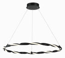 George Kovacs - P5481-66A-L - LED Pendant - Convolution - Coal Black