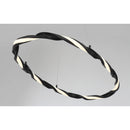 George Kovacs - P5482-66A-L - LED Pendant - Convolution - Coal Black