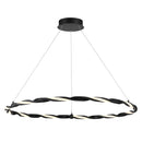 LED Island Pendant<br /><span style="color:#4AB0CE;">Entrega: 4-10 dias en USA</span><br /><span style="color:#4AB0CE;font-size:60%;">PREGUNTE POR ENTREGA EN PANAMA</span><br />Collection: Convolution<br />Finish: Coal Black