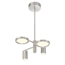 LED Chandelier<br /><span style="color:#4AB0CE;">Entrega: 4-10 dias en USA</span><br /><span style="color:#4AB0CE;font-size:60%;">PREGUNTE POR ENTREGA EN PANAMA</span><br />Collection: Swivel<br />Finish: Brushed Nickel