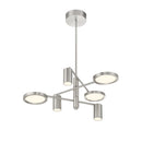 LED Chandelier<br /><span style="color:#4AB0CE;">Entrega: 4-10 dias en USA</span><br /><span style="color:#4AB0CE;font-size:60%;">PREGUNTE POR ENTREGA EN PANAMA</span><br />Collection: Swivel<br />Finish: Brushed Nickel