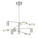 LED Chandelier<br /><span style="color:#4AB0CE;">Entrega: 4-10 dias en USA</span><br /><span style="color:#4AB0CE;font-size:60%;">PREGUNTE POR ENTREGA EN PANAMA</span><br />Collection: Swivel<br />Finish: Brushed Nickel