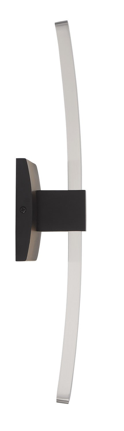 LED Wall Sconce<br /><span style="color:#4AB0CE;">Entrega: 4-10 dias en USA</span><br /><span style="color:#4AB0CE;font-size:60%;">PREGUNTE POR ENTREGA EN PANAMA</span><br />Collection: Archer<br />Finish: Coal Black