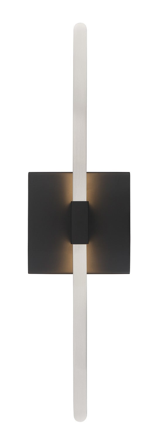 LED Wall Sconce<br /><span style="color:#4AB0CE;">Entrega: 4-10 dias en USA</span><br /><span style="color:#4AB0CE;font-size:60%;">PREGUNTE POR ENTREGA EN PANAMA</span><br />Collection: Archer<br />Finish: Coal With Brushed Nickel