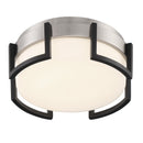 LED Flush Mount<br /><span style="color:#4AB0CE;">Entrega: 4-10 dias en USA</span><br /><span style="color:#4AB0CE;font-size:60%;">PREGUNTE POR ENTREGA EN PANAMA</span><br />Collection: Bezel Set<br />Finish: Coal Black