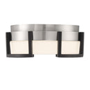 George Kovacs - P953-1-691-L - LED Flush Mount - Bezel Set - Coal Black