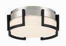 George Kovacs - P953-1-691-L - LED Flush Mount - Bezel Set - Coal Black