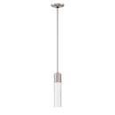 One Light Mini Pendant<br /><span style="color:#4AB0CE;">Entrega: 4-10 dias en USA</span><br /><span style="color:#4AB0CE;font-size:60%;">PREGUNTE POR ENTREGA EN PANAMA</span><br />Collection: Light Rain<br />Finish: Brushed Nickel