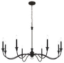 Minka-Lavery - 6258-076 - Eight Light Chandelier - Halifax County - Textured Black