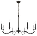 Minka-Lavery - 6258-076 - Eight Light Chandelier - Halifax County - Textured Black