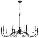 Minka-Lavery - 6259-076 - Ten Light Chandelier - Halifax County - Textured Black
