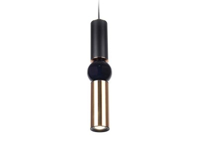 Avenue Lighting - HF1091-BK-BB - LED Pendant - Cicada - Brushed Brass/Black