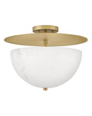 Fredrick Ramond - FR41023LCB - LED Semi-Flush Mount - Inez - Lacquered Brass