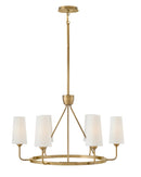 Hinkley - 45006HB - LED Chandelier - Lewis - Heritage Brass