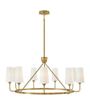 Hinkley - 45009HB - LED Chandelier - Lewis - Heritage Brass