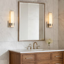 LED Wall Sconce<br /><span style="color:#4AB0CE;">Entrega: 4-10 dias en USA</span><br /><span style="color:#4AB0CE;font-size:60%;">PREGUNTE POR ENTREGA EN PANAMA</span><br />Collection: Aiden<br />Finish: Brushed Nickel