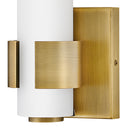 LED Wall Sconce<br /><span style="color:#4AB0CE;">Entrega: 4-10 dias en USA</span><br /><span style="color:#4AB0CE;font-size:60%;">PREGUNTE POR ENTREGA EN PANAMA</span><br />Collection: Aiden<br />Finish: Lacquered Brass