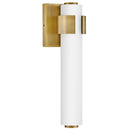 LED Wall Sconce<br /><span style="color:#4AB0CE;">Entrega: 4-10 dias en USA</span><br /><span style="color:#4AB0CE;font-size:60%;">PREGUNTE POR ENTREGA EN PANAMA</span><br />Collection: Aiden<br />Finish: Lacquered Brass
