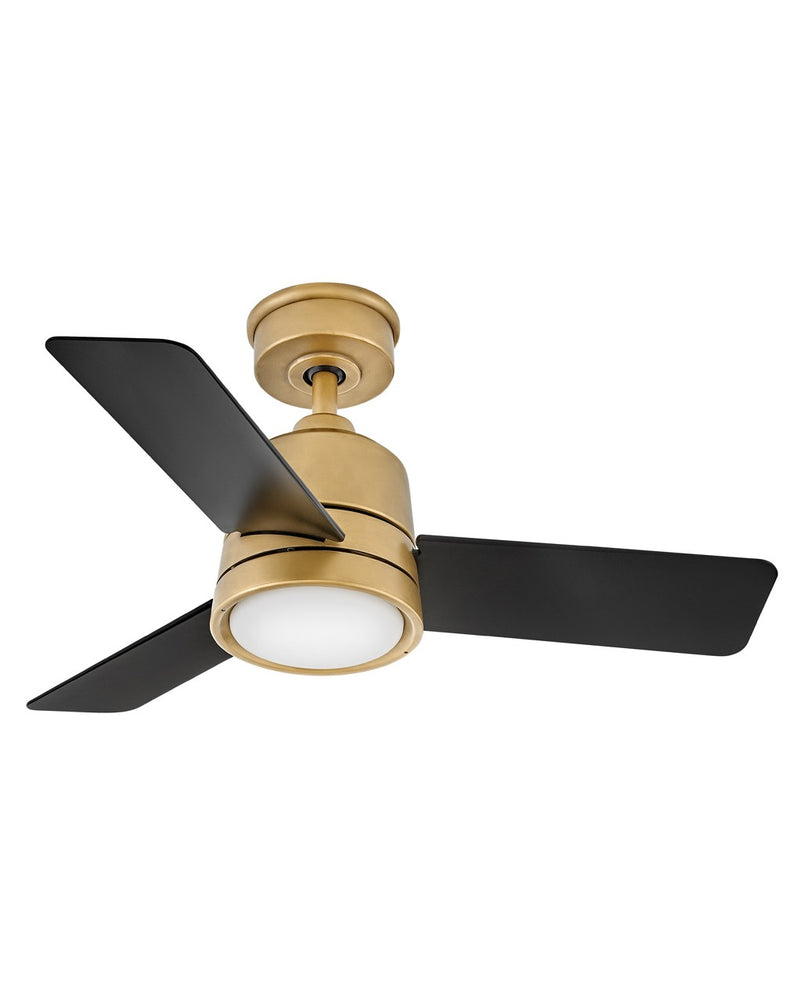 Hinkley - 905236FHB-LWA - 36"Ceiling Fan - Chet - Heritage Brass