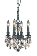 Elegant Lighting - 9104D10DB-GT/RC - Four Light Pendant - Lille - Dark Bronze