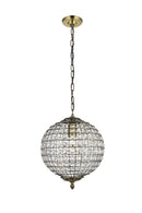 Elegant Lighting - LD5025 - One Light Pendant - Earlene - Antique Bronze