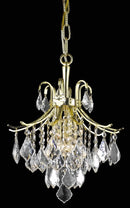 Elegant Lighting - LD8100D12G - Three Light Pendant - Amelia - Gold