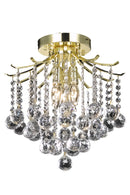 Elegant Lighting - LD8200F12G - Three Light Flush Mount - Amelia - Gold