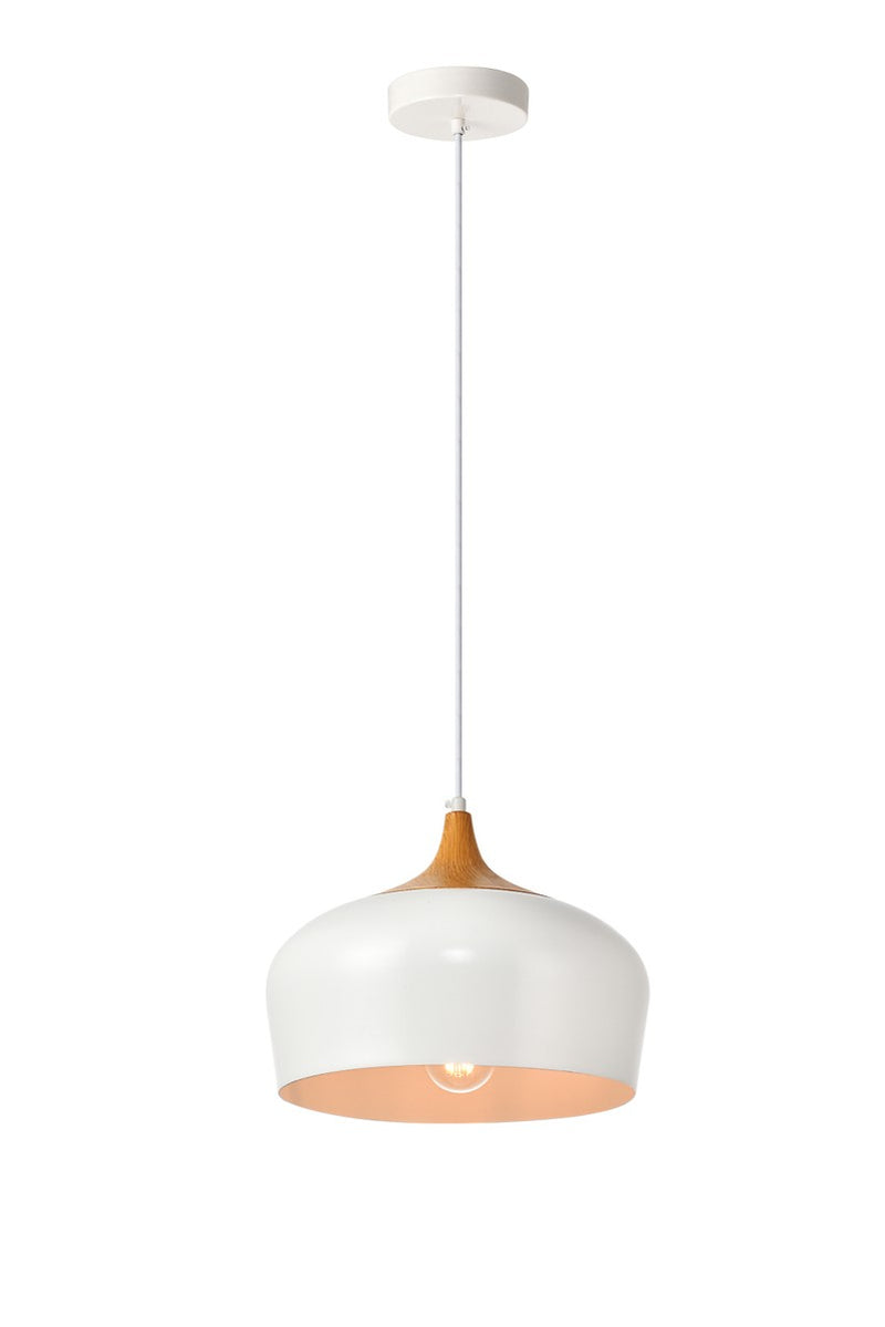 Elegant Lighting - LDPD2004 - One Light Pendant - Nora - White